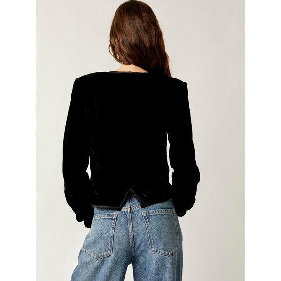 FREE PEOPLE Becky Jacket / Black. Sz XS. NWT❤️ - Picture 3 of 11